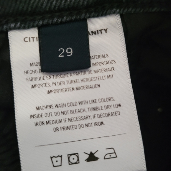 Citizens of Humanity women's size 29 faded black jeans - Picture 5 of 8